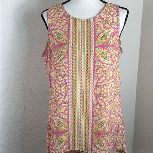 Rose & Olive sleeveless paisley / floral print top - Picture 2 of 6
